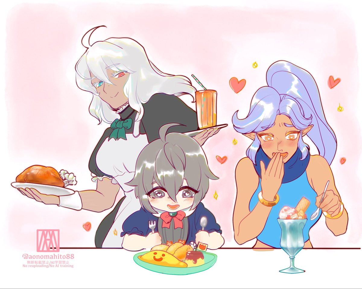 RT @aonomahito88: 💝お姉様のお家に招かれて お子様ランチセットを