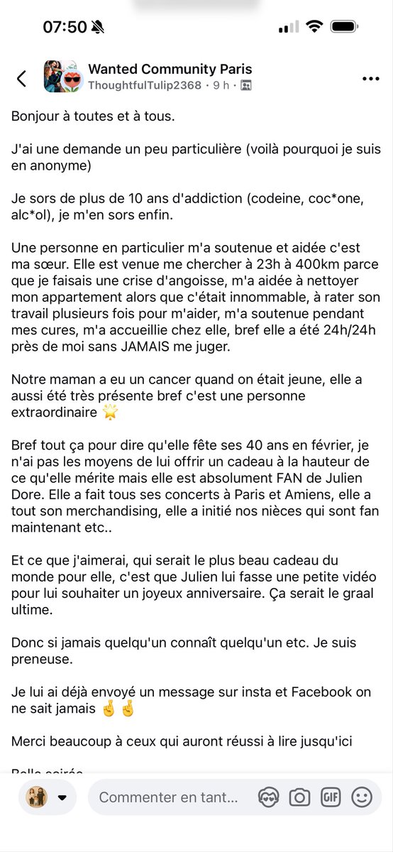 DanielleAttia's tweet photo. @jdoreofficiel vu sur Facebook si possible de l’aider ! https://t.co/rzPbVNDcfP