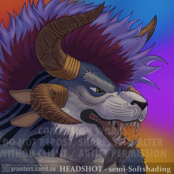 GramFurs (Comm 1/3) (Head 1/2) tweet media