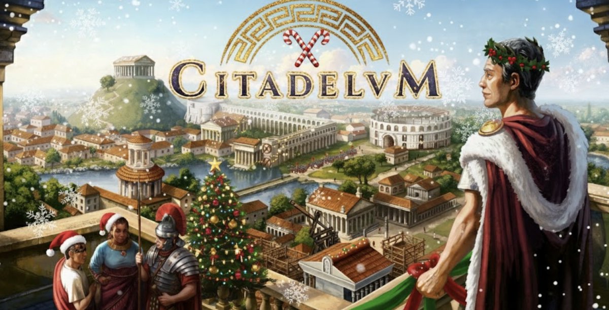 "SAVE" CAESAR 

Citadelum is 25% Off on Steam. Including 4 additional campaigns: Britannia, Germania, Gallic Wars and The Third Punic War. 

New update with Steam Deck improvements is out TODAY. 

store.steampowered.com/app/2603020/Ci…