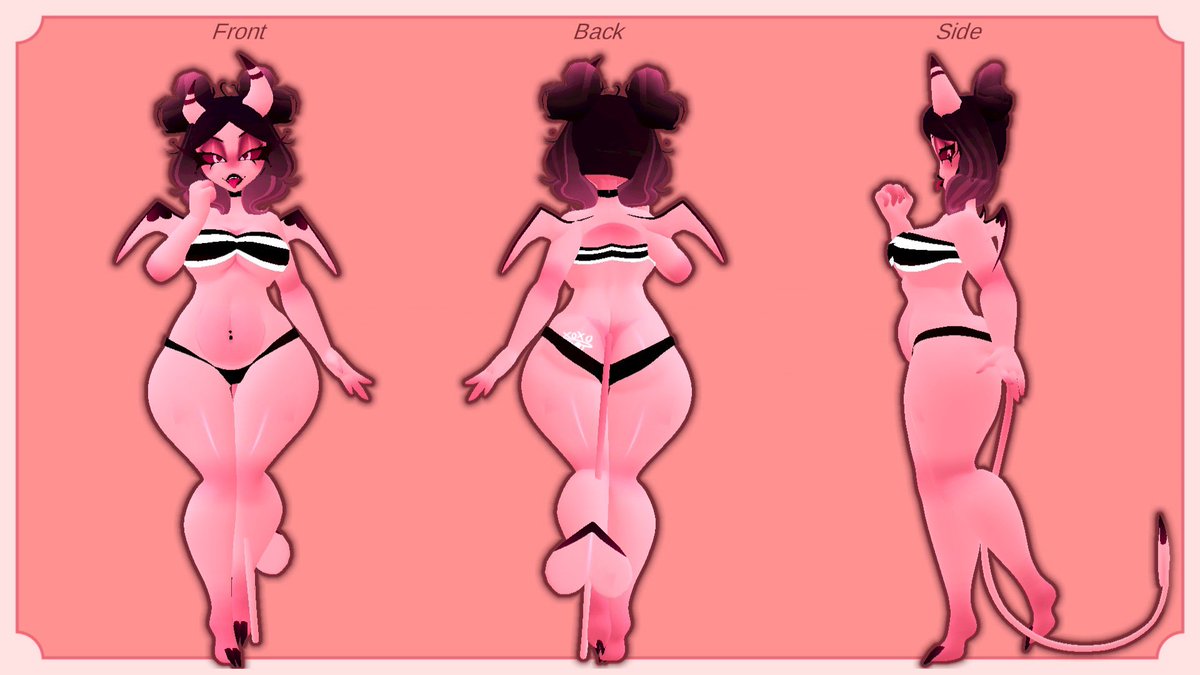 Made two new oc’s from <a href="/Strelitzia21_/">Artie!</a> ‘s beautiful model!! Please go support her!!💕💕🥰

Meet Roma and Sonya! The lustful and bitchy succubi ladies you’ll love!💗 

Roma💕