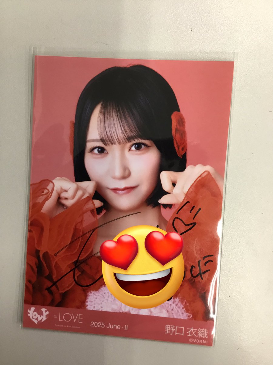 a*♡様 ＝LOVE イコラブ 野口衣織 チェキ 直筆サイン Amazon.co.jp: イコラブ 野口衣織 チェキ 直筆 コメントあり : おもちゃ