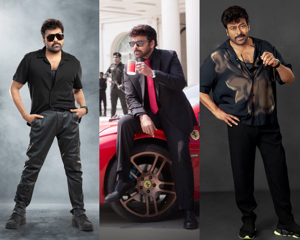 gymf907's tweet photo. The macho man @KChiruTweets new
Looks in black attire π₯πβ€οΈ
Can't wait to witness his magic in #ManaShankaraVaraPrasadGaru π
#MSGMerchandise https://t.co/SdzFxRKHUx