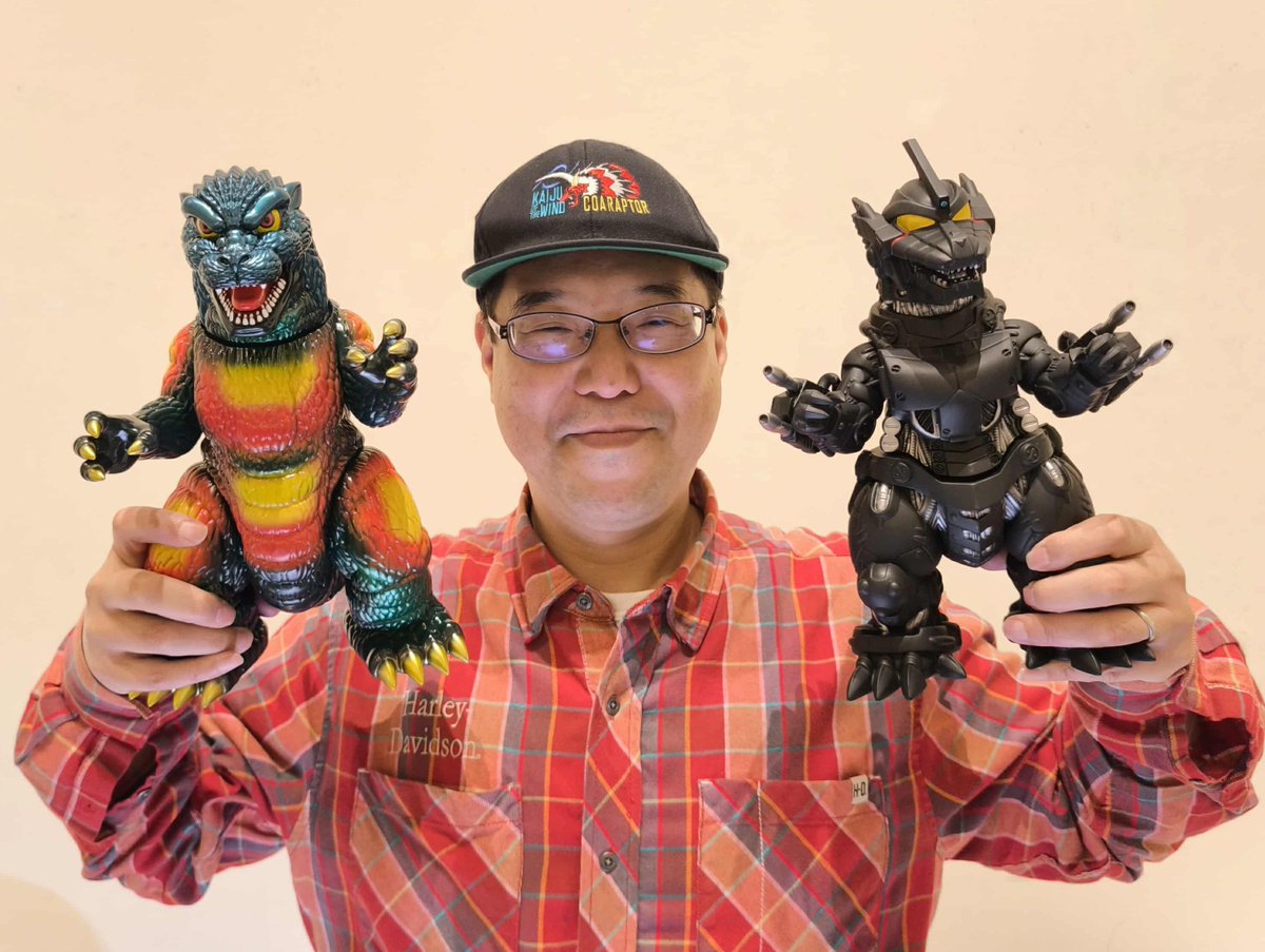 Godzilla sofubi of KAIJU ONE. KAIJU ONE(壹工房)のソフビ。 こちらの