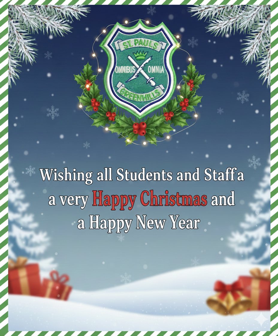 StpaulsgPE's tweet photo. Wishing all Students and Staff a very Happy Christmas and a Happy New Year from St.Paul’s PE Department🎄🎅🏻 See you all in the new year 😁 @stpaulsg @ExtraStPauls @StPaulsgActive https://t.co/bDm7MSk1cb