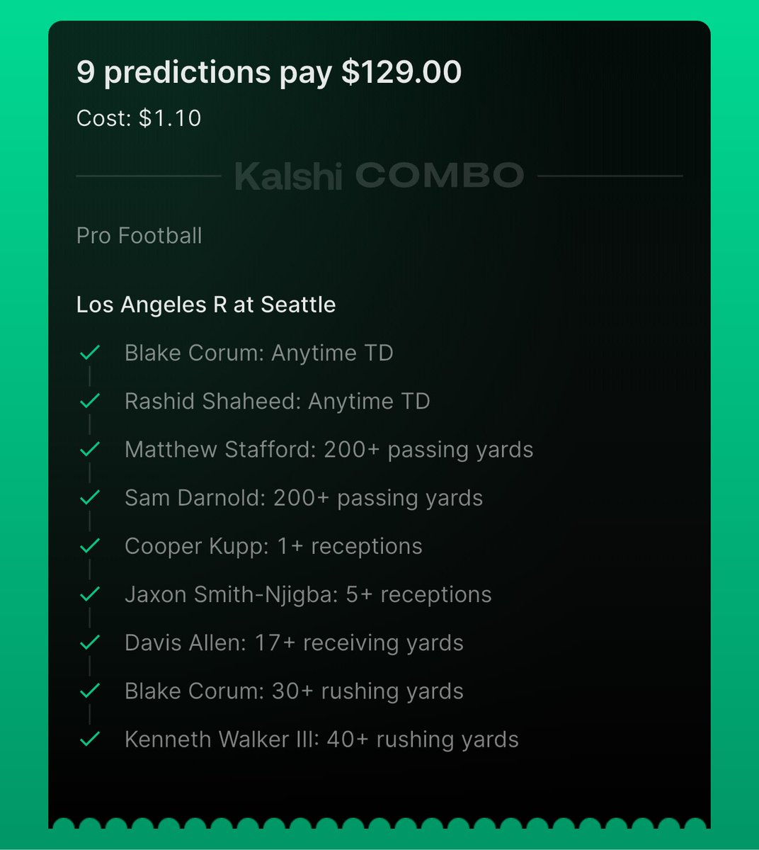 Cryptomayneee's tweet image. What a beautiful hit on #Kalshi tonight boys and girls