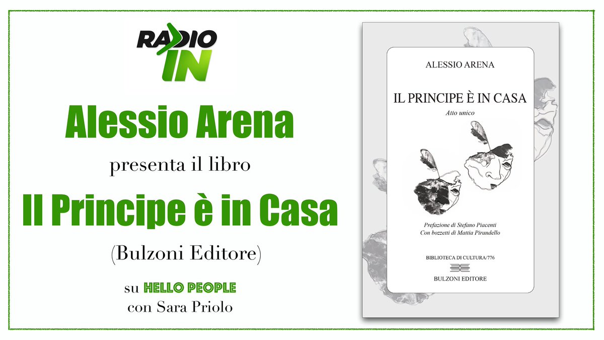 Oggi dalle 11:15 circa presenterò “Il Principe è in Casa” su Radio In (fm 102) nel corso del programma “Hello People” condotto da Sara Priolo.

L’intervista si potrà seguire anche sul sito, sull’app e sulla pagina Facebook di Radio In.