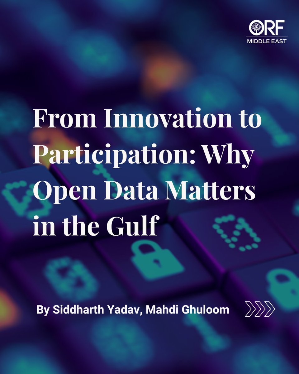 orfmiddleeast's tweet image. With digital transformation taking place across the #Gulf countries, investments in open #data ecosystems are shaping how #governments collaborate with citizens, academia, and the private sector.

In our Expert Speak, @SY51309089 &amp;amp; @mahdijasimg explore #SaudiArabia and #Bahrain’s