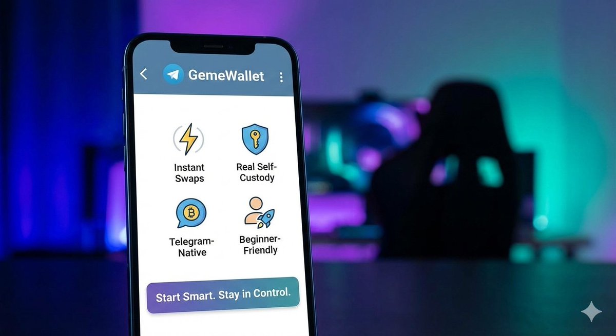 Tech_tube0X's tweet photo. 4. Built for the next 1 billion users. GemeWallet isn’t just a wallet it’s a Web3 assistant in your pocket.
5. If you're not using @GemeWallet yet, you’re already behind.
Start smart.
Stay in control.
#GemeWallet #TelegramWallet #Web3Tools #CryptoThread https://t.co/IQLZIsLsBb