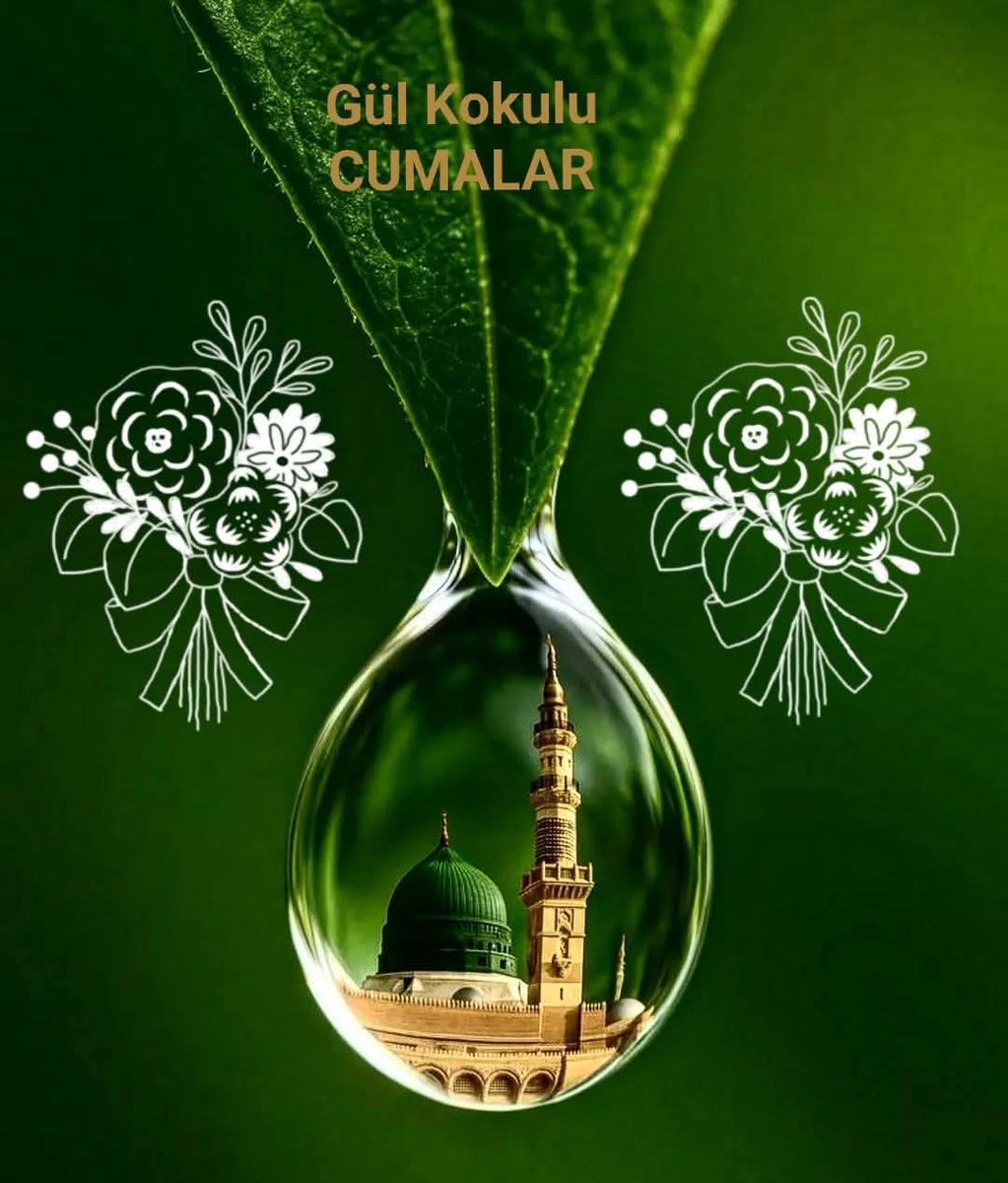 🌙 Hayırlı Cumalar

Bu mübarek günde dualarınız kabul, gönlünüz ferah, eviniz huzurla dolsun.
Rabbim hayrın kapılarını üzerimize açsın.

Dua ile 🤲 

🌹