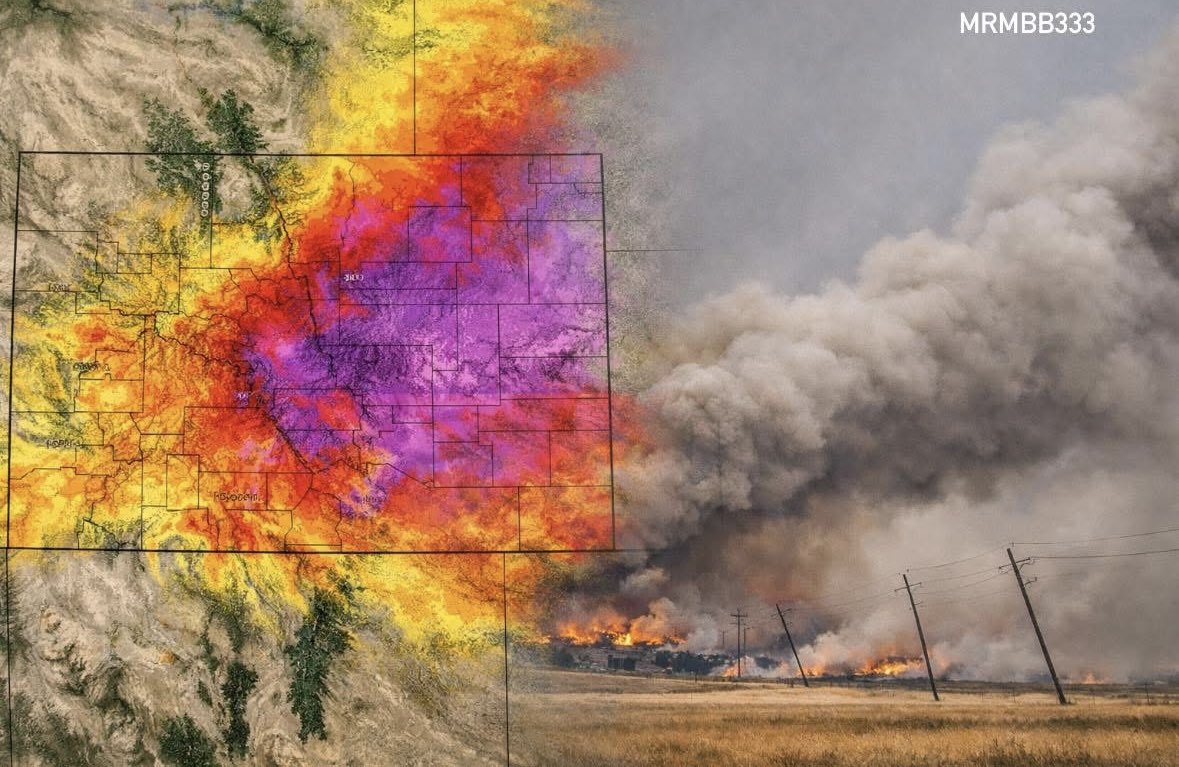 MrMBB333's tweet image. COLORADO — THIS WASN’T JUST A WIND EVENT

Hurricane-force winds tearing across Colorado today didn’t just knock out power — they pushed multiple systems to their limits at the same time.

Wind gusts over 100 mph downed power lines, triggered large outages, and helped fan…