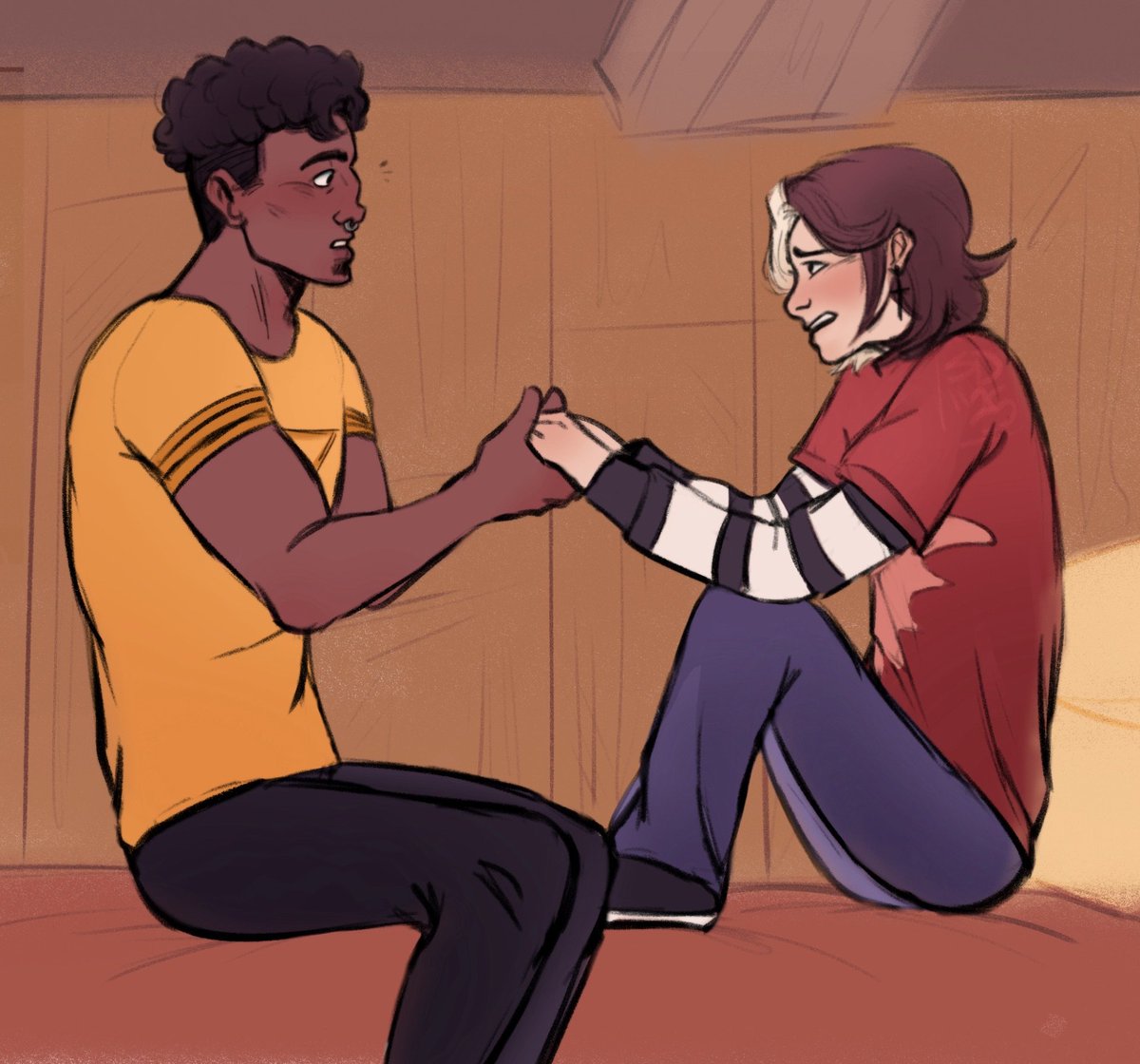 so beat rn but I wanted to draw out this scene since I saw it #dctwt #disventurecamp #jaiden