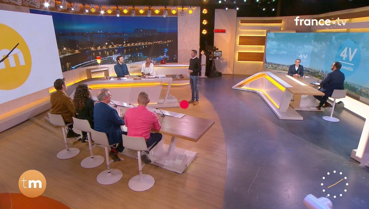 ▶️ <a href="/AlexPeyrout/">Alexandre Peyrout</a> présente les 4V sur #telematin WE 👍🏻
Cc <a href="/JohannaGhiglia/">Johanna Ghiglia</a> <a href="/samuelollivier/">Samuel Ollivier</a>