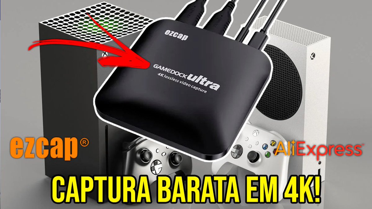 CanalDoEd_'s tweet photo. EZCAP 326C GAMEDOCK ULTRA | CAPTURA 4K BARATA PARA CONSOLES E PC
https://t.co/VMZm62yggH
#aliexpress #ezcap #placadecaptura #ezcap326 https://t.co/lnYLSLmCJR