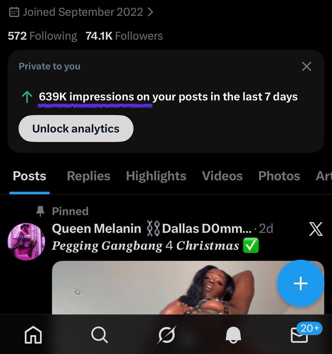 Queen Melanin ⛓️ May 26th 🎂 tweet media