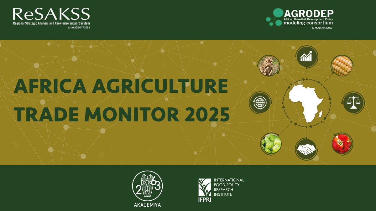 AKADEMIYA2063's tweet image. The 2025 AATM examines recent trends in Africa’s global and regional trade. With its updated statistics and data, the AATM serves as a comprehensive tool for monitoring Africa’s participation in global trade and the progress made in intra-African trade and regional integration.…