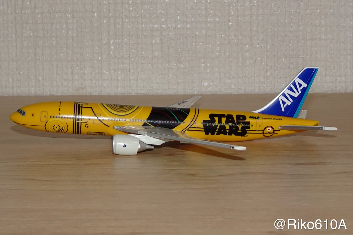 C-3PO ANA JETモデルプレーン非売品 C-3PO ANA JETモデルプレーン非売品 ANAのC-3POジェット、運航日公表