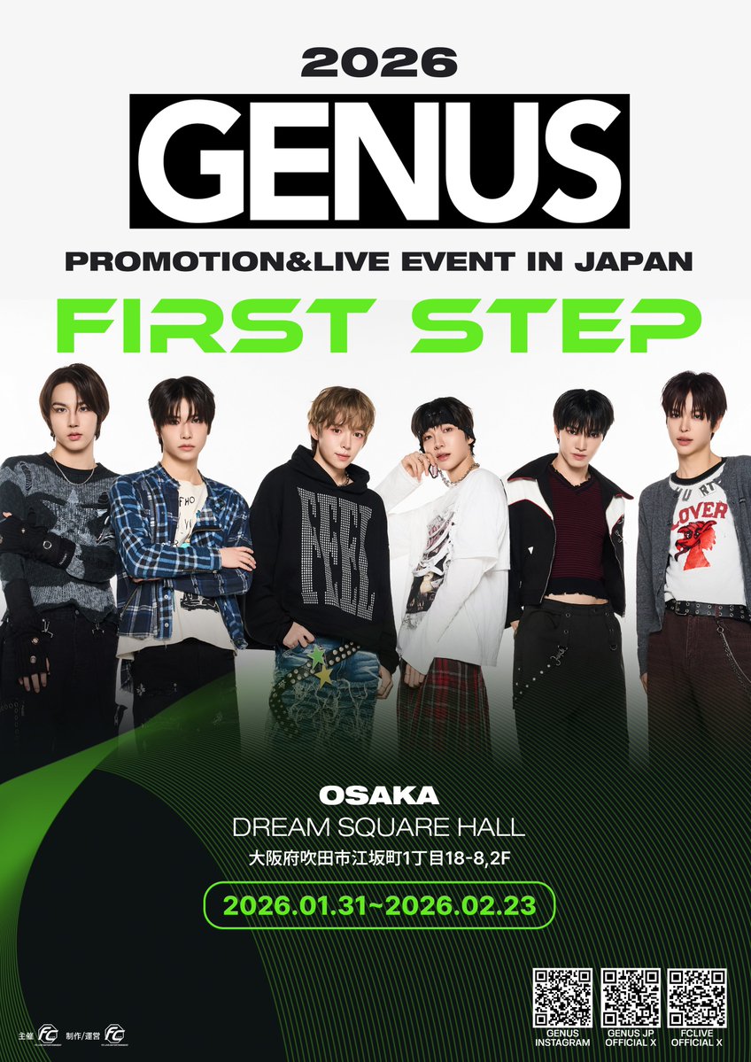 2026 #GENUS PROMOTION&LIVE EVENT IN JAPAN 