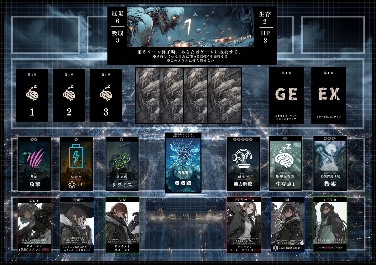 Planb51's tweet photo. 喪失区域公式アカウントはこちら。
@LOSTZONE_JP

『喪失区域 THE TEASER 完全版』 2026春リリース予定。近未来を舞台とする、絶望的SFタワーディフェンス。君を慕う少女たちを使い捨て任務を遂行するか、それとも―――。WEB体験版も公開中！

#喪失区域 
https://t.co/ypGZP9X0gc https://t.co/XeC4RuSaUi