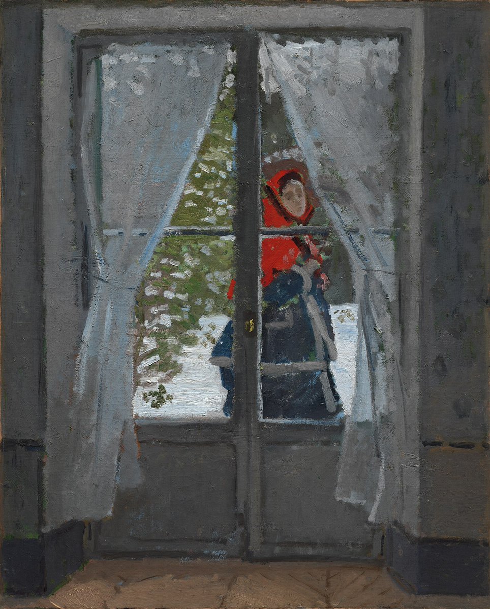DailyClassicArt's tweet image. Claude Monet - "The Red Kerchief"