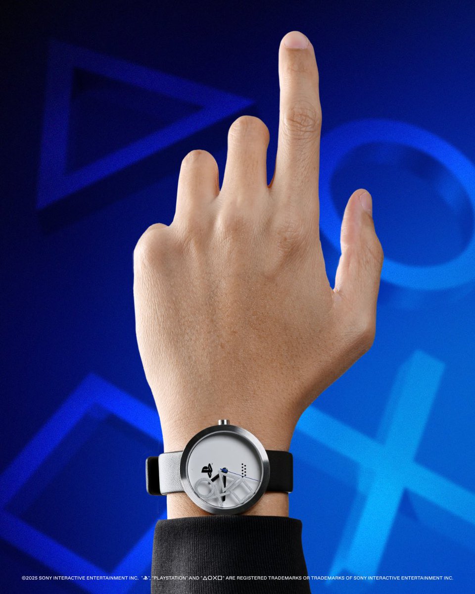Anicorn_Watch's tweet photo. NOW LAUNCH!
PlayStation™ | ANICORN – Play Symbol (Dark mode/Light mode)
When Play meets Time
@playstation @Anicorn_Watch
#PlayStation #PS #PlayStation30 #PlaySymbol #Anicorn #TimeDifferent #GamerLife https://t.co/EYwVp93laG