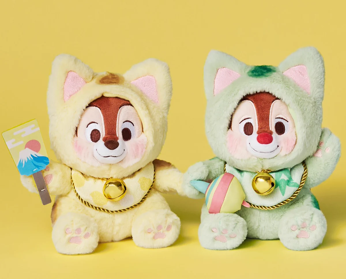 ディズニーストア　チップ&デールぬいぐるみ　迎春コレクション　2025 ディズニーストア公式 on X: 