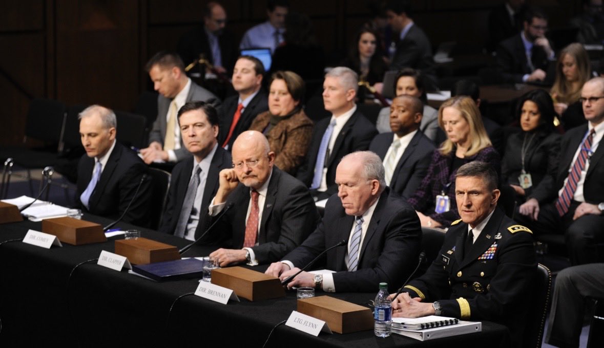 GoJackFlynn1's tweet photo. February 4 2014. Look into this photo and flesh out for yourself how this date and hearing is prescient as it relates to the @GenFlynn and other players in it  and the order given by @BarackObama for the weaponization of the government  against a duly elected president. The true beginnings of Russia Gate started
Right here.