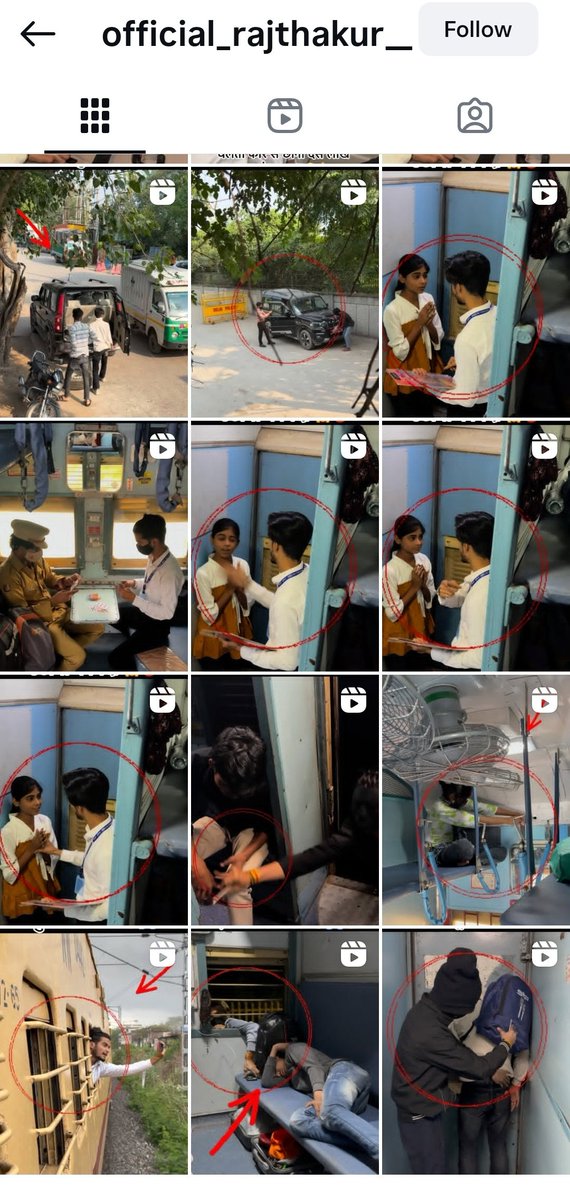 TheRFTeam's tweet photo. The individual’s name is Raj Thakur. He is known for creating such videos to defame railway officials. The videos are made to appear completely real, using fake identity cards and uniforms to mislead the public.

We urge @RailMinIndia to take strict action against such antisocial elements, as these acts not only damage the reputation of officials but also spread misinformation and erode public trust.