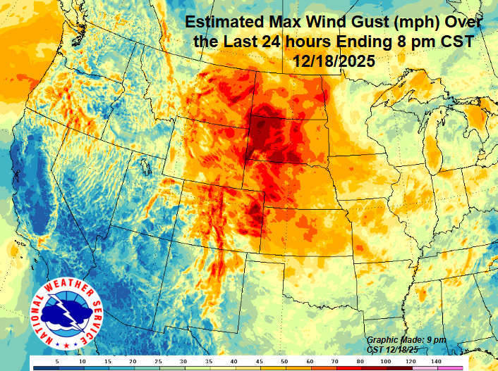 Here is the latest storm summary for the Western U.S. and northern Plains high wind/blizzard event. Wind gusts exceeding 100 mph were reported in Colorado and Wyoming. 🌬️

wpc.ncep.noaa.gov/discussions/nf…