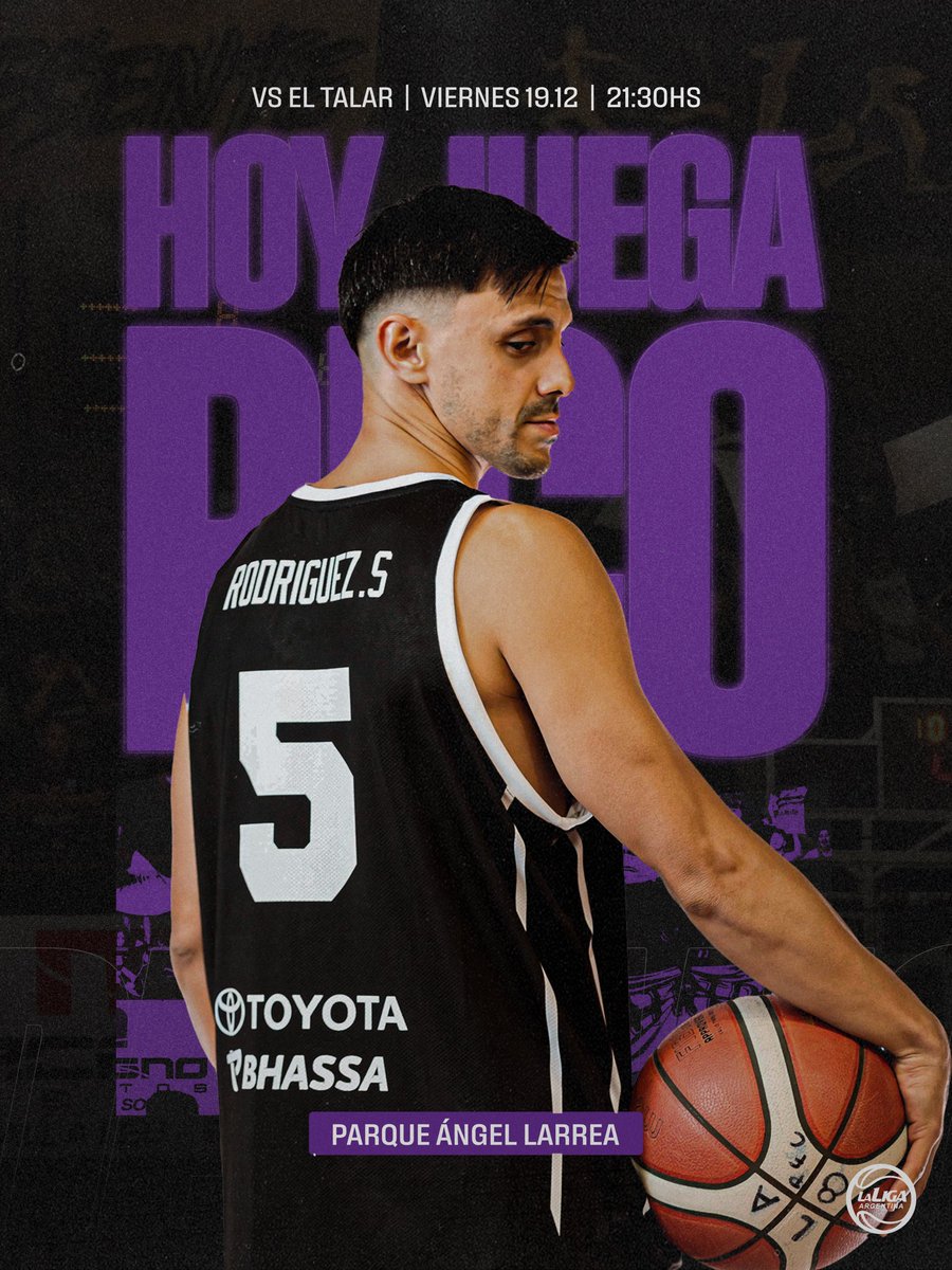 🏀 ¡𝗛𝗢𝗬 𝗝𝗨𝗘𝗚𝗔 𝗣𝗜𝗖𝗢! 🖤🤍🖤

#DalePico ⚫️⚪️⚫️
#LaLigaArgentina 🏀