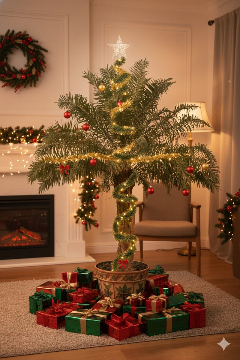 pohon natal tahun ini