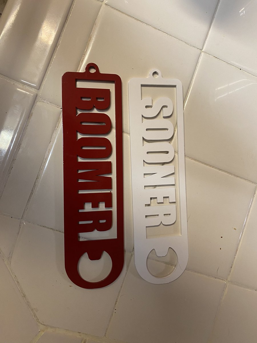 ShaneMinor8's tweet image. Got my bottle openers today!! LFG! @BoCamaro #BoomerSooner