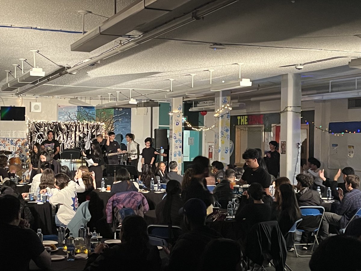 Jazz Cafe underway. Great performers and great job student government!