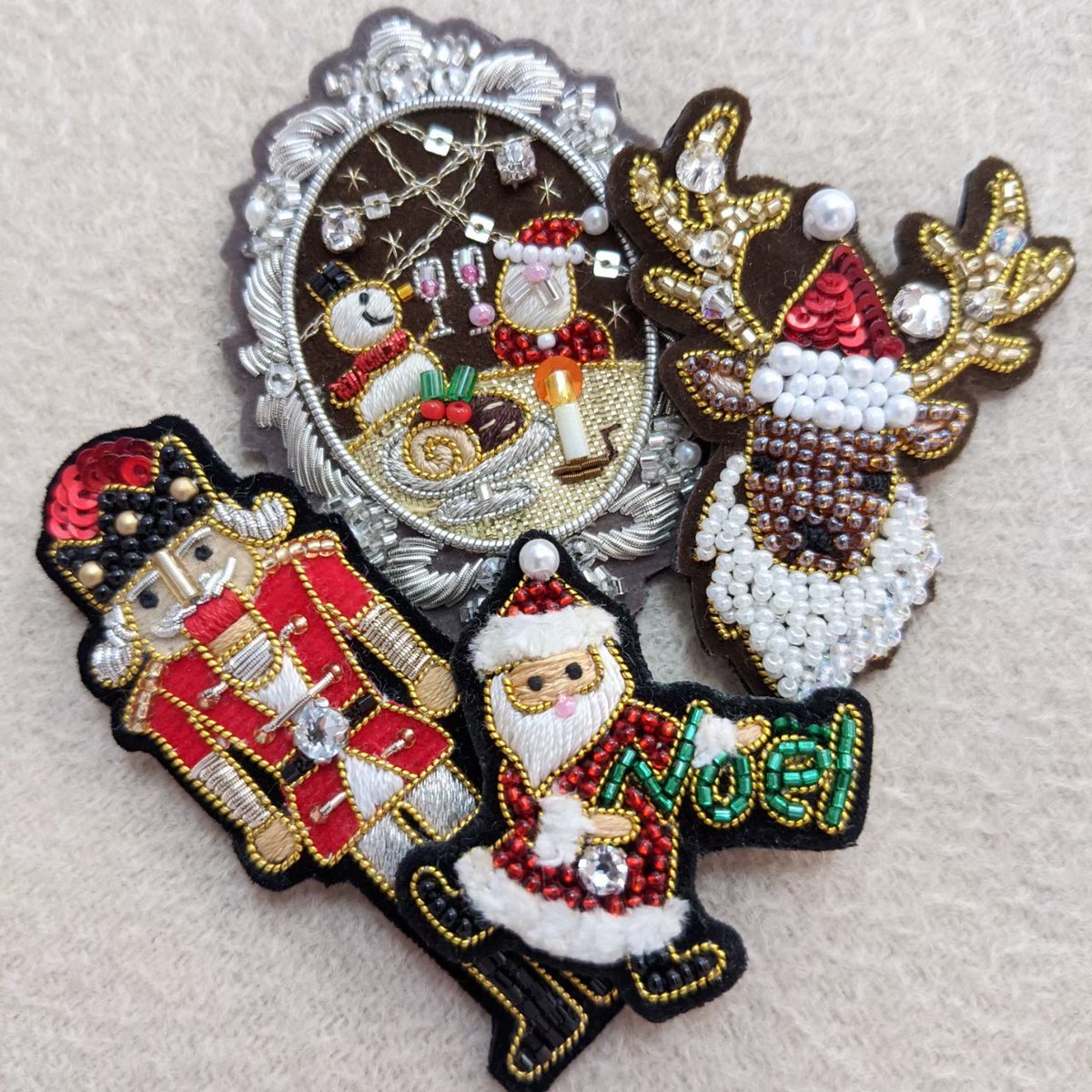 田川啓ニビーズ刺繍 冬 田川啓ニビーズ刺繍 冬 - メルカリ