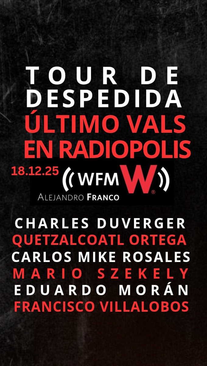 WFM con Alejandro Franco. tweet media