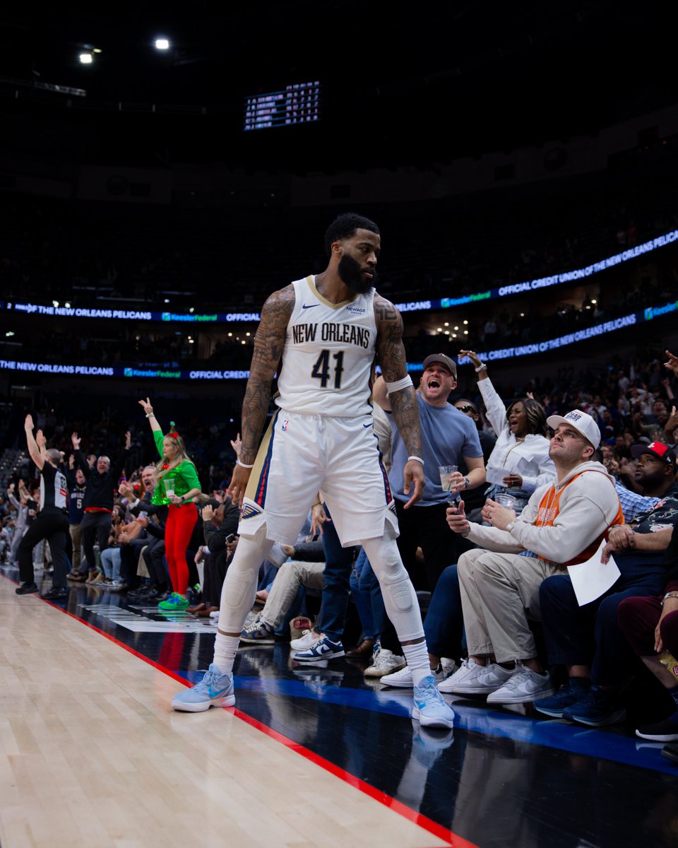 PelicansNBA's tweet image. our whole mood in one pic