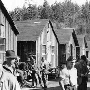 We just pulled up to the site, it’s nothing but dirty houses and woods. My pay check is 20 cents a day, which is a huge underpayment but beggars can’t be choosers. They gave me a cheap blanket and pointed me to a bunk. This is not a job site. It’s a cage. #relief
dec 1932