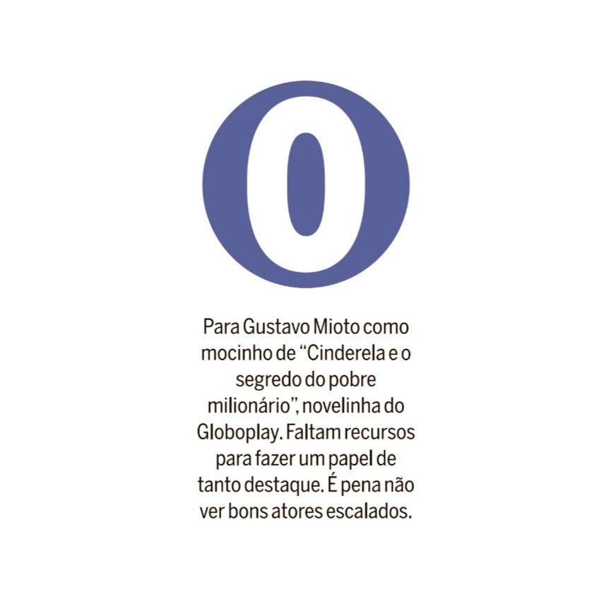 forumeplay's tweet photo. Anna Luiza Santiago deu nota 0 para Gustavo Mioto como mocinho de 'Cinderela e o Segredo do Pobre Milionário', novelinha do Globoplay. Faltam recursos para fazer um papel de tanto destaque. É pena não ver bons atores escalados. https://t.co/9kMMFP1oUa