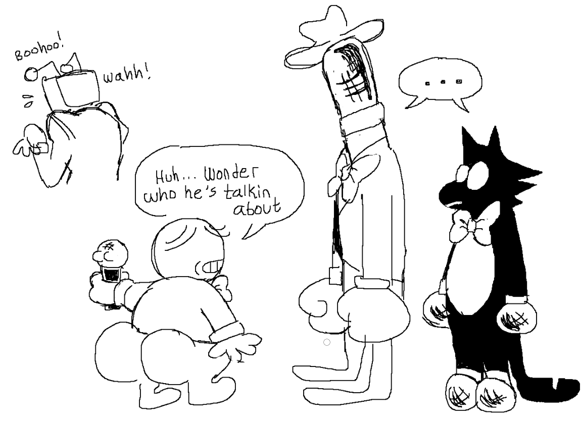 this was my first mike fanart ever... and now its real. what do you mean its real? im so scared. what?

#deltarune #battenna