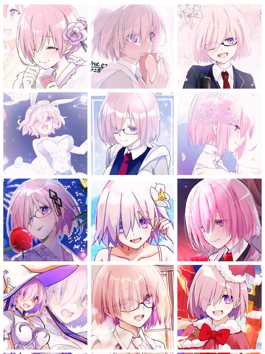 FGO #マシュ・キリエライト FGO10周年で12ヶ月間、今月のマシュとして