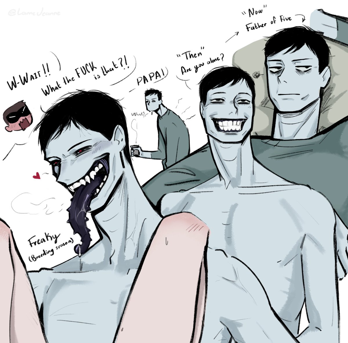 LameJeanne's tweet image. Freaky 👅🔥

#palegun #Ninah #noimnotahuman