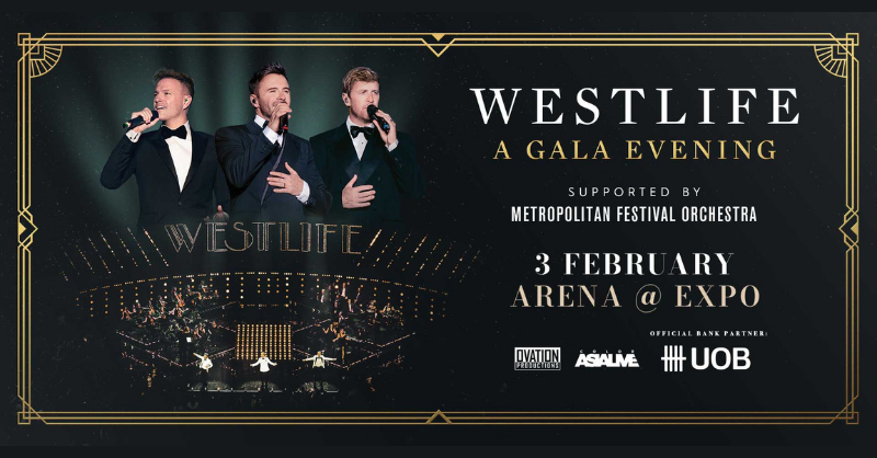 ovationprod's tweet photo. General On Sale for Westlife: A Gala Evening is happening now!