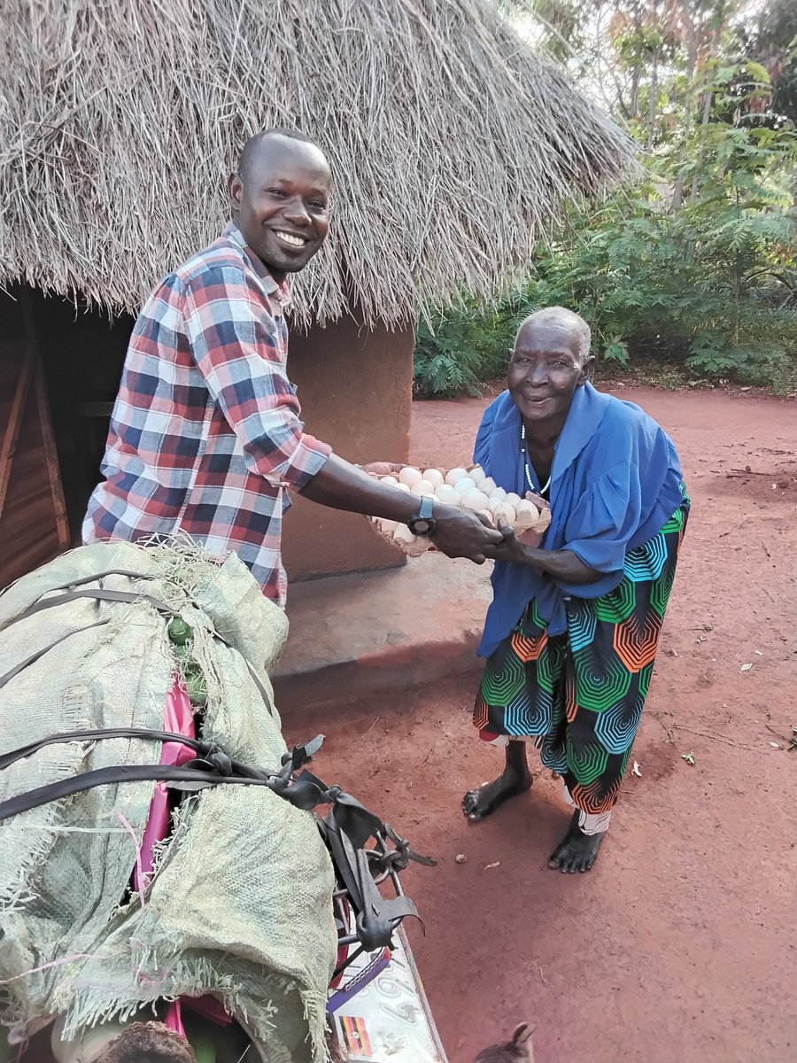 X-mass package delivered to our Elderly persons, we have over fifty older persons we support with our feeding programs monthly. Thirty-fivestreet kids, homeless and orphans, with feeding,lives skills, and other stuff at Nebbi and Parombo.