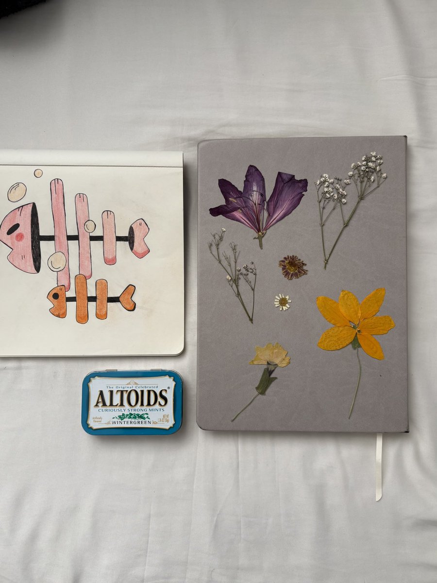 Y si un día no estoy, me quedé en mis dibujos y mis flores