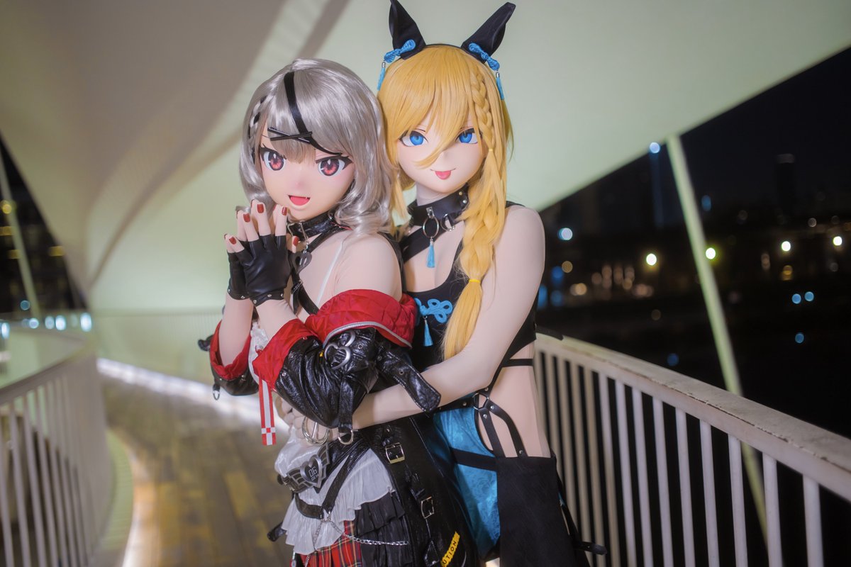 FFK前夜祭ロケ
📷：ヤマキさん
#さかまた飼育日記  
#kigurumi 
#FFK18 
#FFK高雄駁二動漫祭