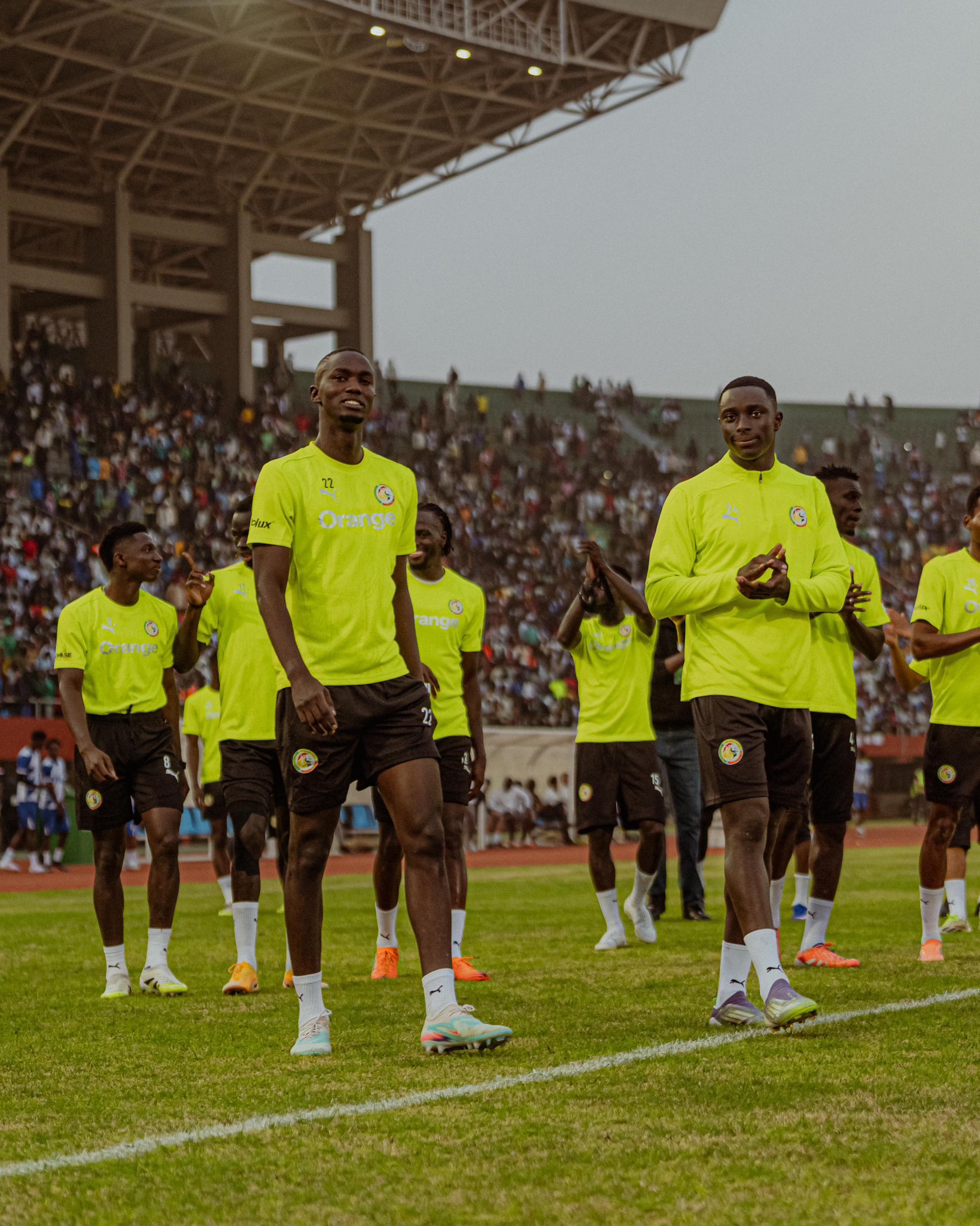 من تدريبات السنغال. (إكس) 