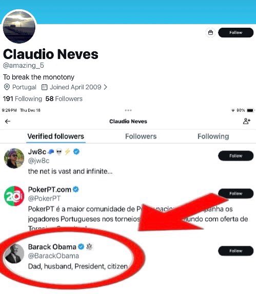 marlahohner's tweet photo. The ‘Brown University Shooter’, Claudio Neves Valente’s 𝕏 profile is @amazing_5 
He only has 58 followers, 3 of them verified accounts. 
LOOK at who follows him! 😳 https://t.co/okTajwHbRf