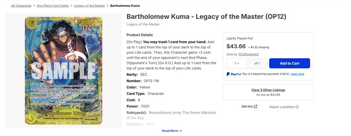 Vampyrgaming's tweet image. I really do be trying to tell y'all tho. 

Now I think come PRB03 everyone will be sad they held their kumas. The Boa train is an unstoppable force