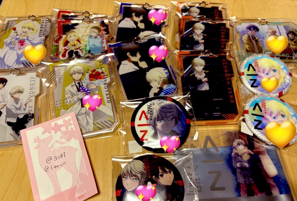 譲渡】アルドノア・ゼロ 推しちゃれ ポップアップショップ アクキー/缶