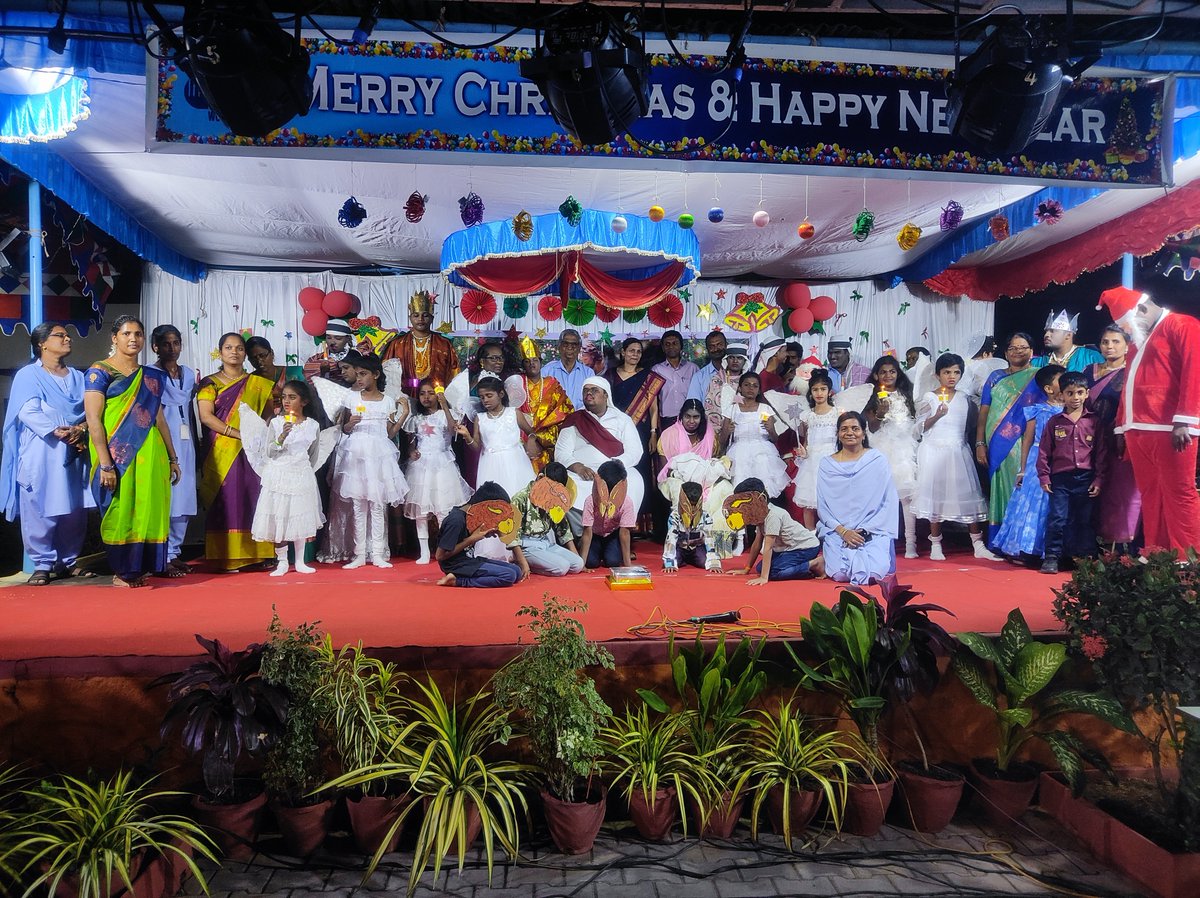WORTHTrust63's tweet photo. Christmas Celebration was conducted with a lot of colour, music, dance and entertainment at WORTH on 18.12.2025. Dr. Henry Prakash. M Sr. Prof. PMR &amp; Asst. MS, CMC was the Chief Guest. All the children gave their best and it was a very soulful experience for one and all present. https://t.co/9xQYs5pTTo